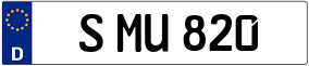 Truck License Plate